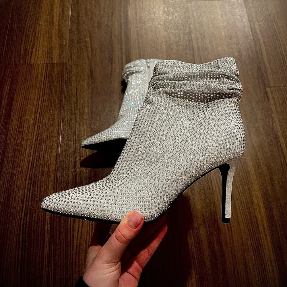 Super shine boots heels